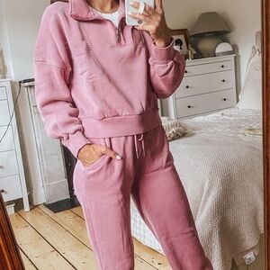 Abercrombie matching pink sweatsuit